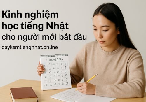 Kinh nghiệm học tiếng Nhật cho người mới bắt đầu